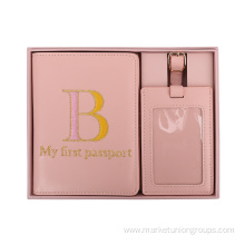 Passport holder & luggage tag set